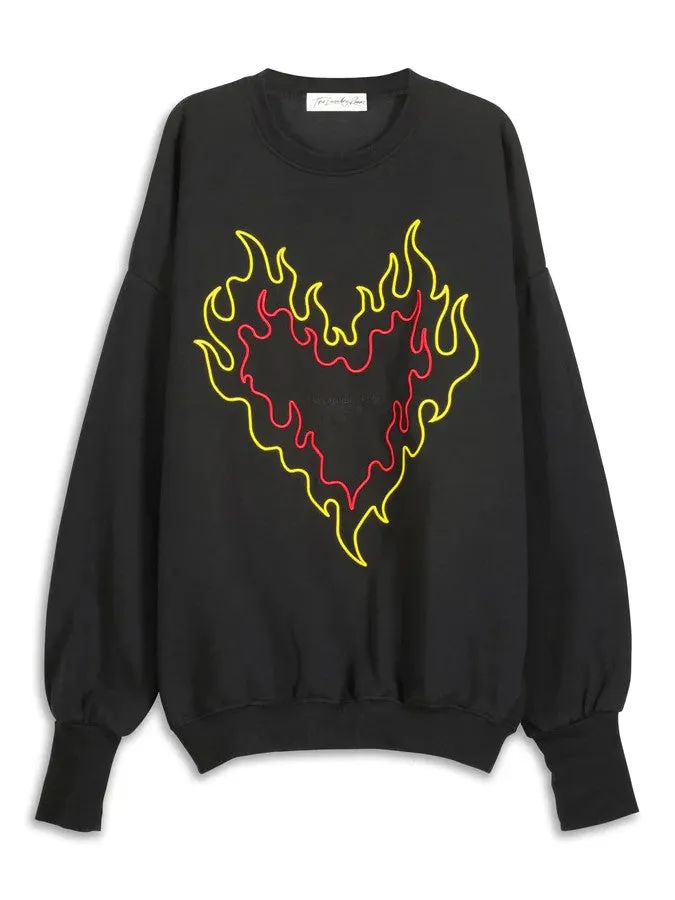 THE LAUNDRY ROOM Burn Heart Crewneck Sweatshirt sold by 27 Boutique product image thumbnail 5