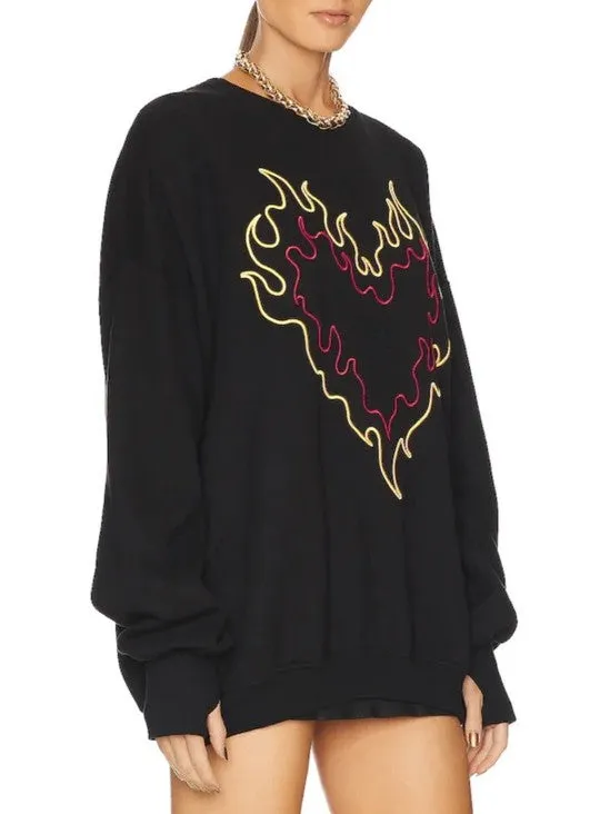 THE LAUNDRY ROOM Burn Heart Crewneck Sweatshirt sold by 27 Boutique product image thumbnail 4