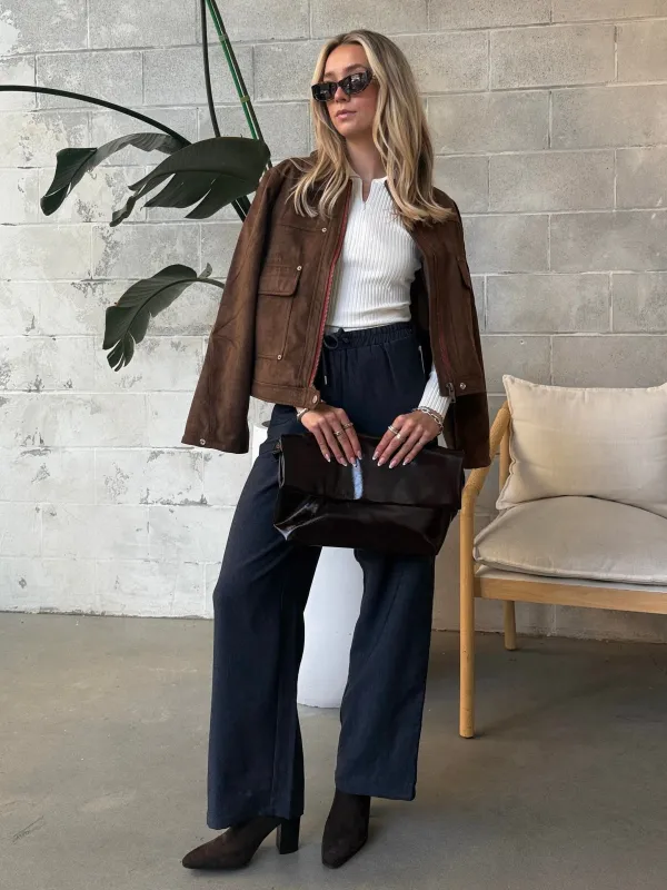 DEX Faux Suede Jacket sold by 27 Boutique