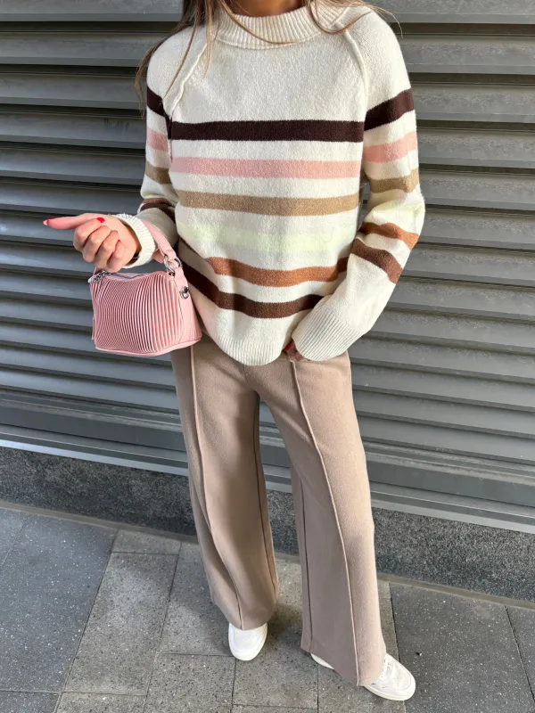 BLACK TAPE Wide Leg Seam Detail Pant made by Dex