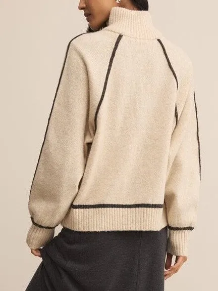 Z SUPPLY Alps Half Zip Sweater sold by 27 Boutique product image thumbnail 2