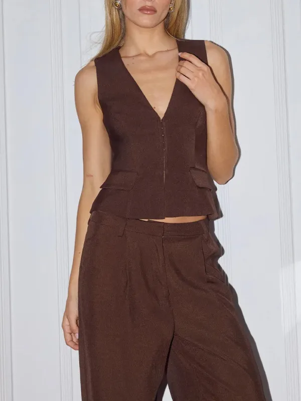 RUNAWAY THE LABEL Arla Sleeveless Vest sold by 27 Boutique