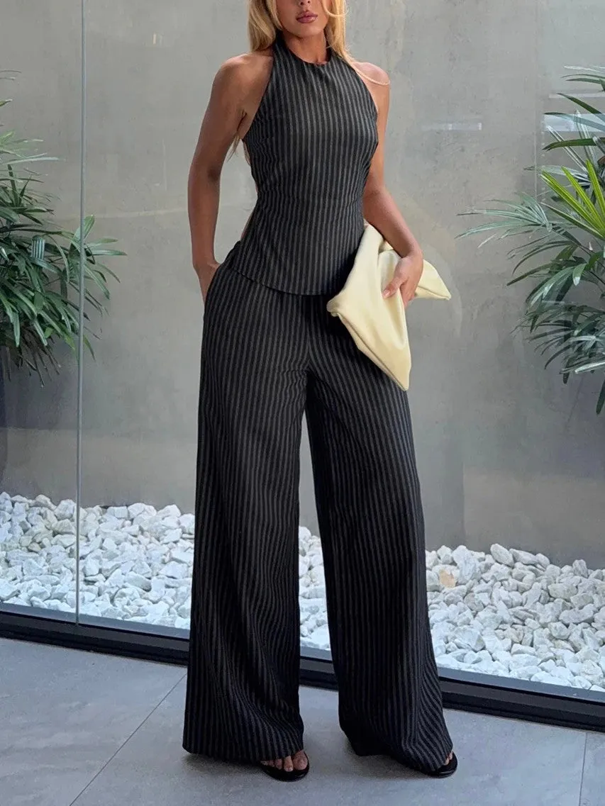 RUNAWAY THE LABEL Heather Backless Top sold by 27 Boutique