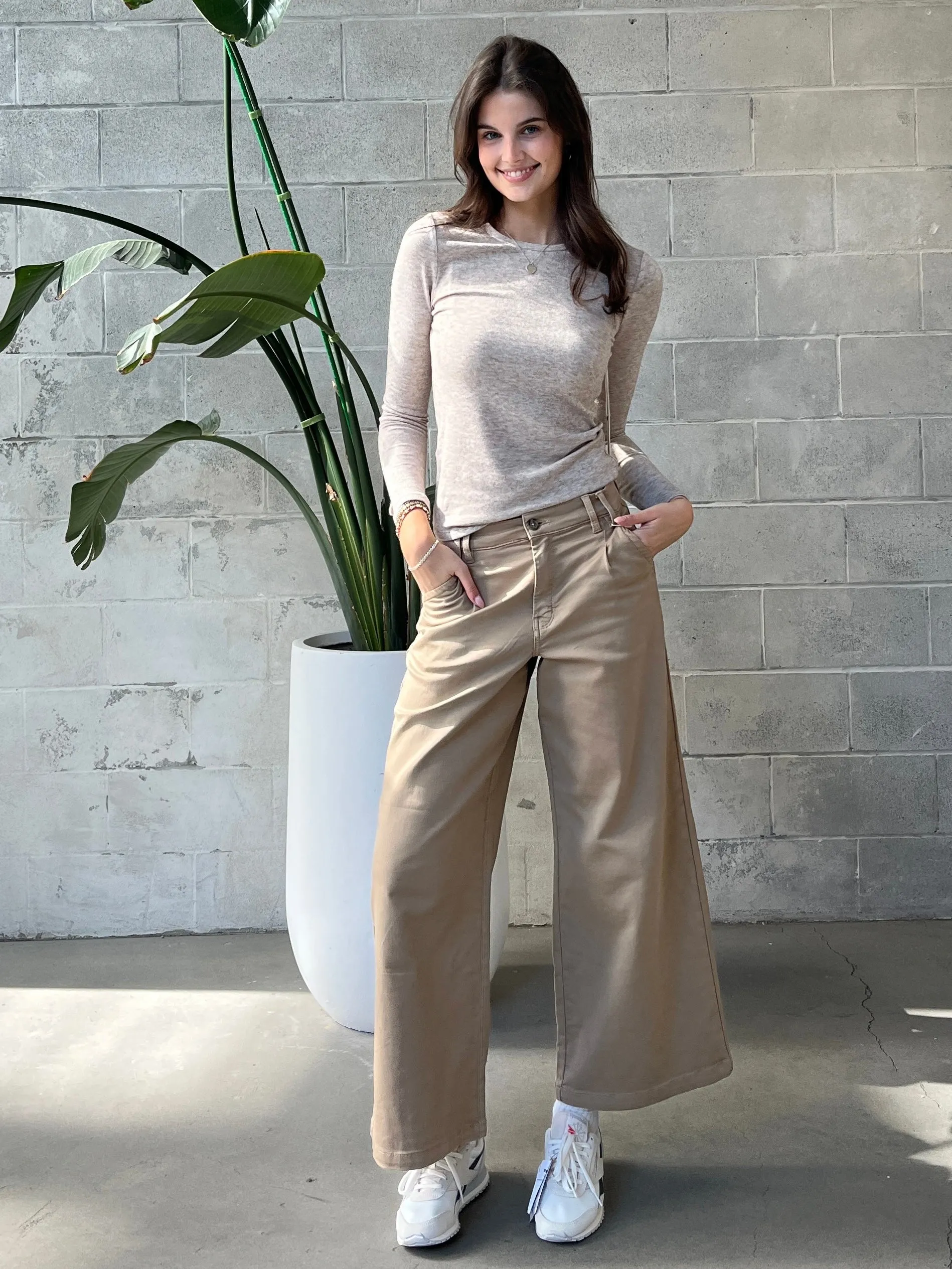 DEX High Waisted Twill Trouser sold by 27 Boutique