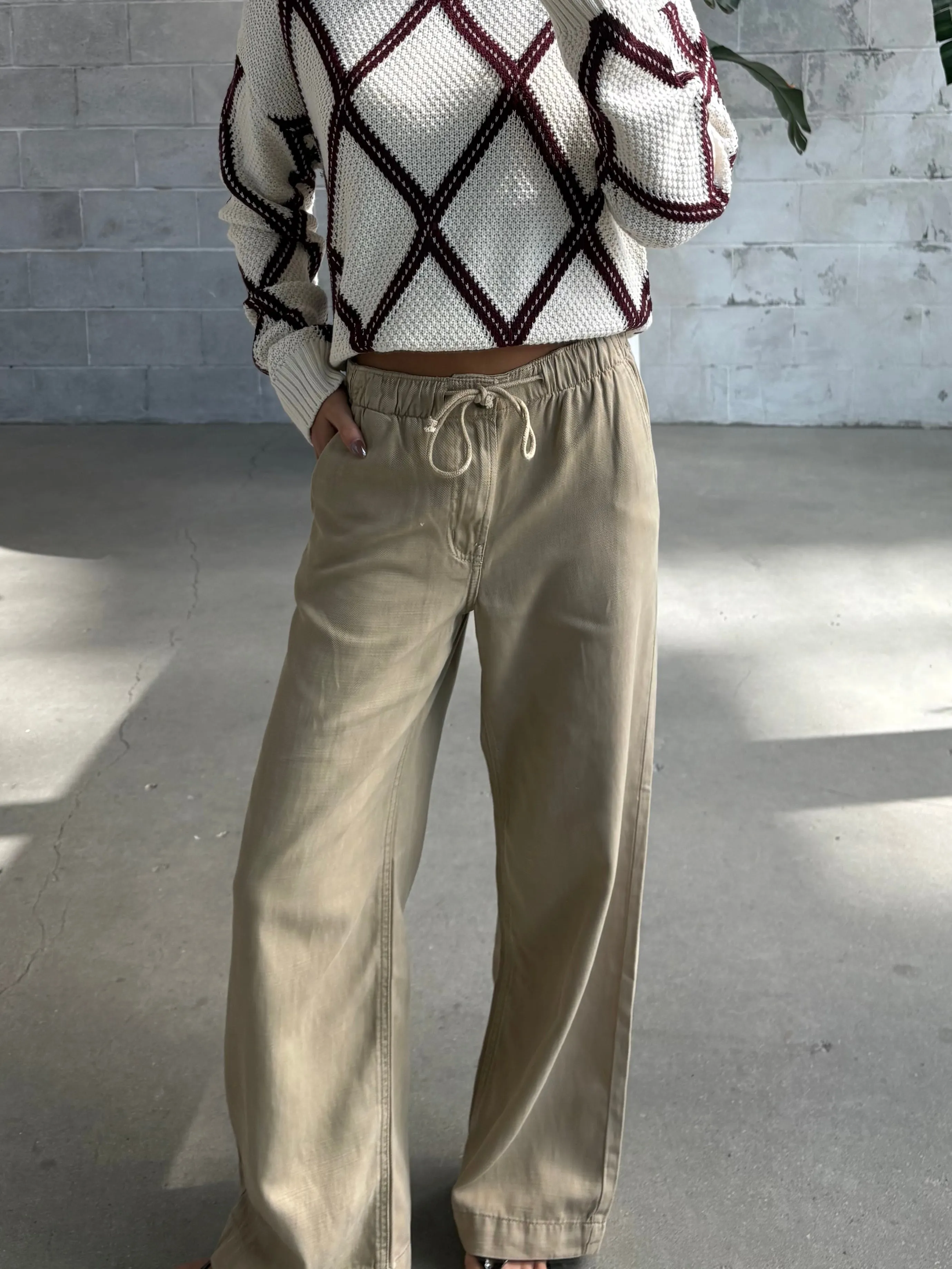 ROOM 34 Wide Leg Flowy Pant sold by 27 Boutique