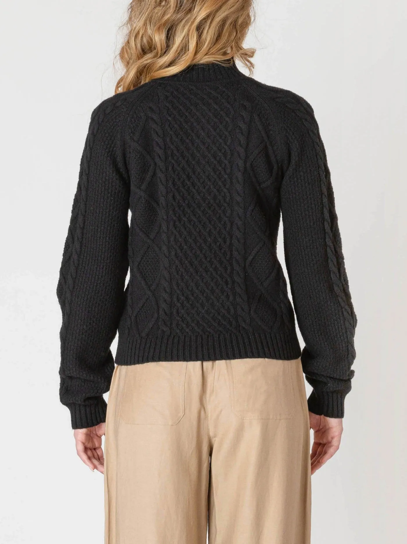 ROOM 34 Half Zip Cable Knit Sweater sold by 27 Boutique product image thumbnail 4