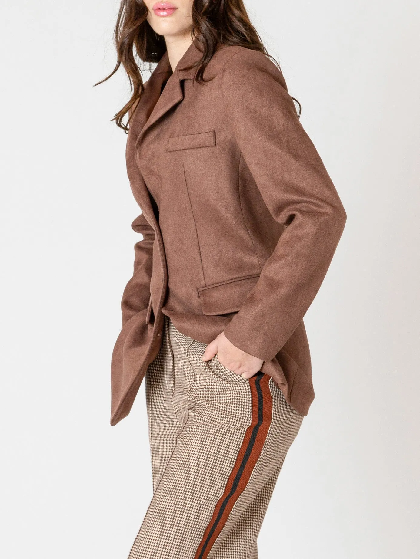 BLACK TAPE Faux Suede Blazer sold by 27 Boutique product image thumbnail 2