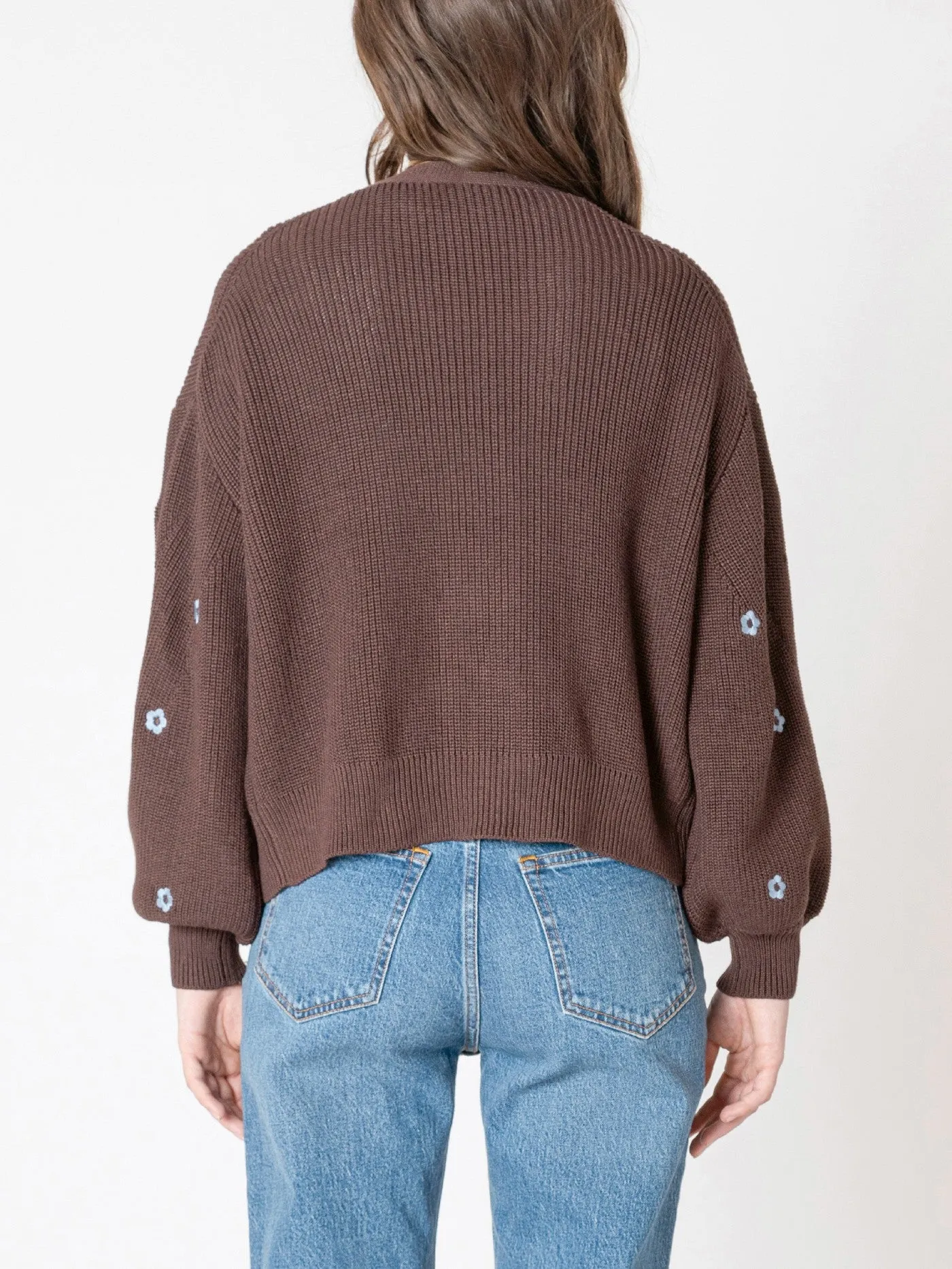 DEX Floral Embroidered Open Cardigan sold by 27 Boutique product image thumbnail 2