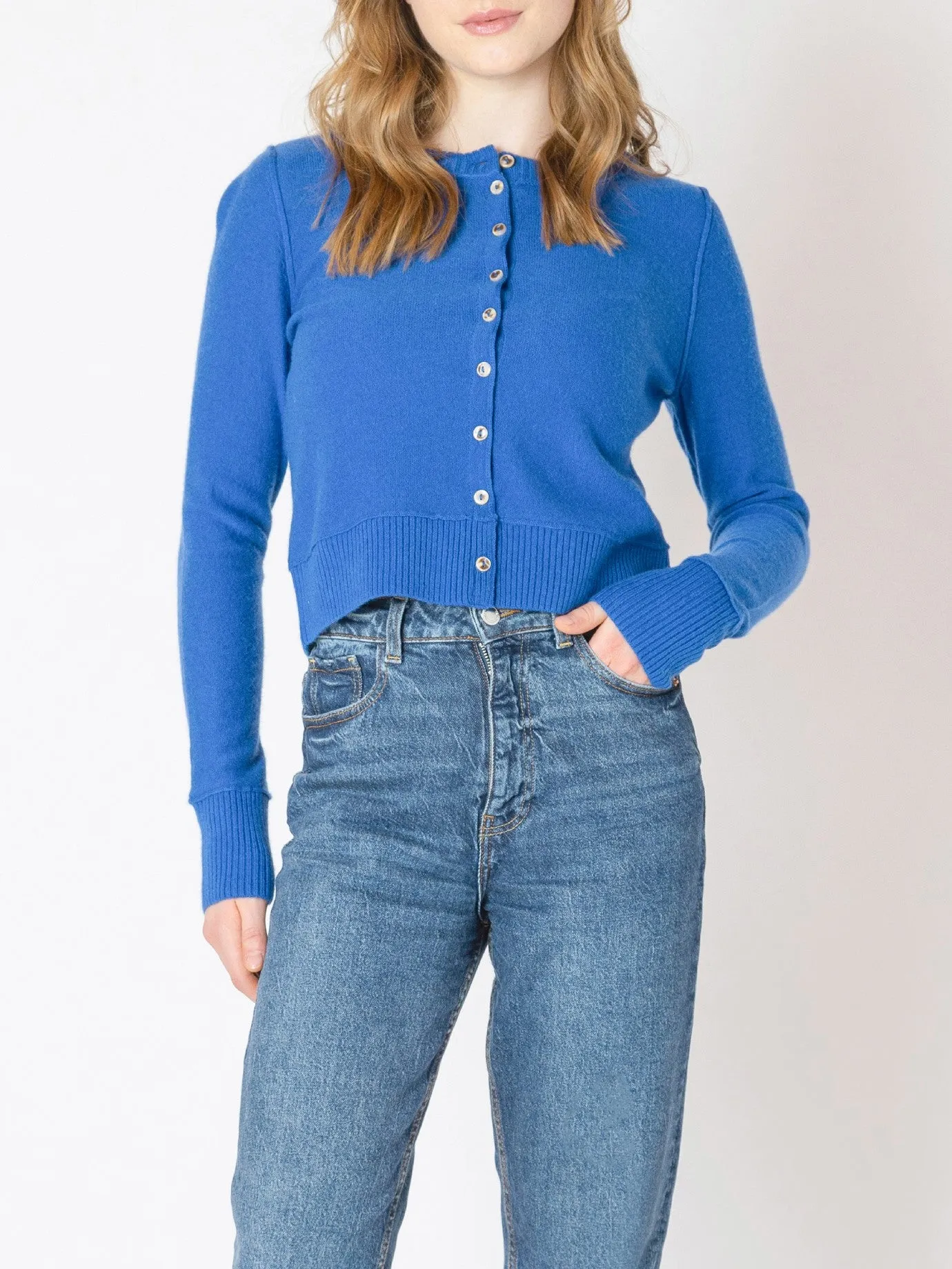 DEX Button Front Cropped Cardigan sold by 27 Boutique product image thumbnail 3