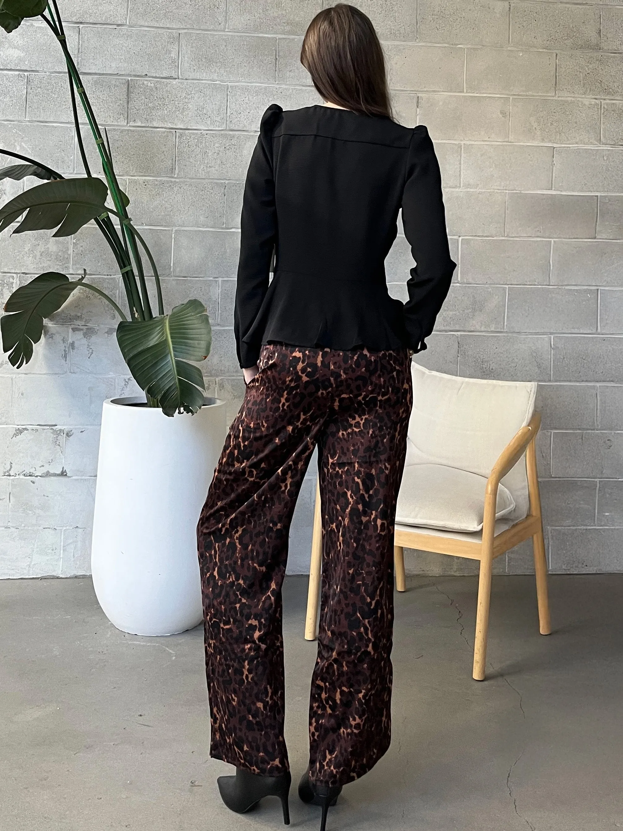 DEX Leopard Print Flowy Pant sold by 27 Boutique product image thumbnail 2