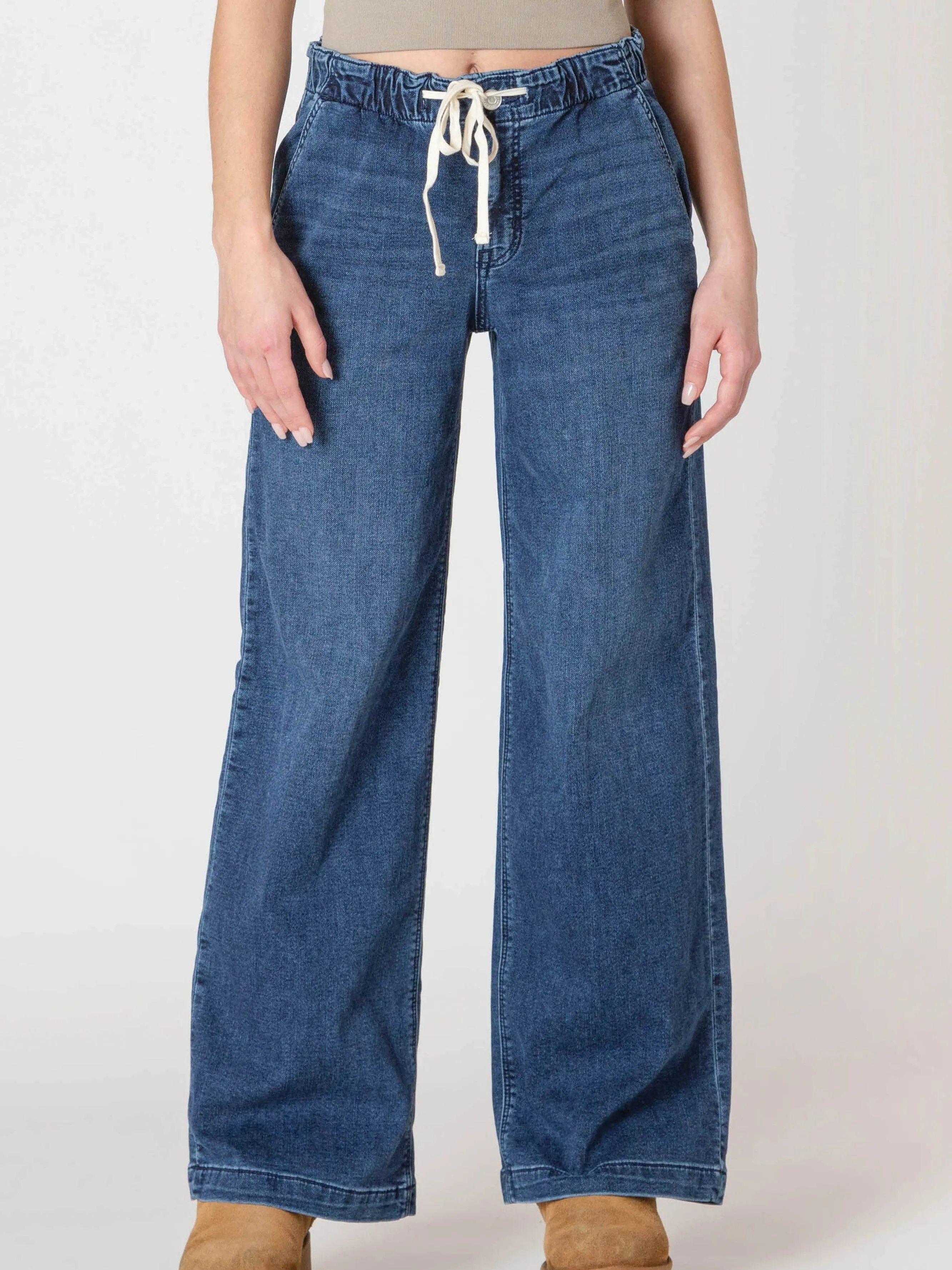 ROOM 34 Wide Leg Denim Pant sold by 27 Boutique product image thumbnail 3