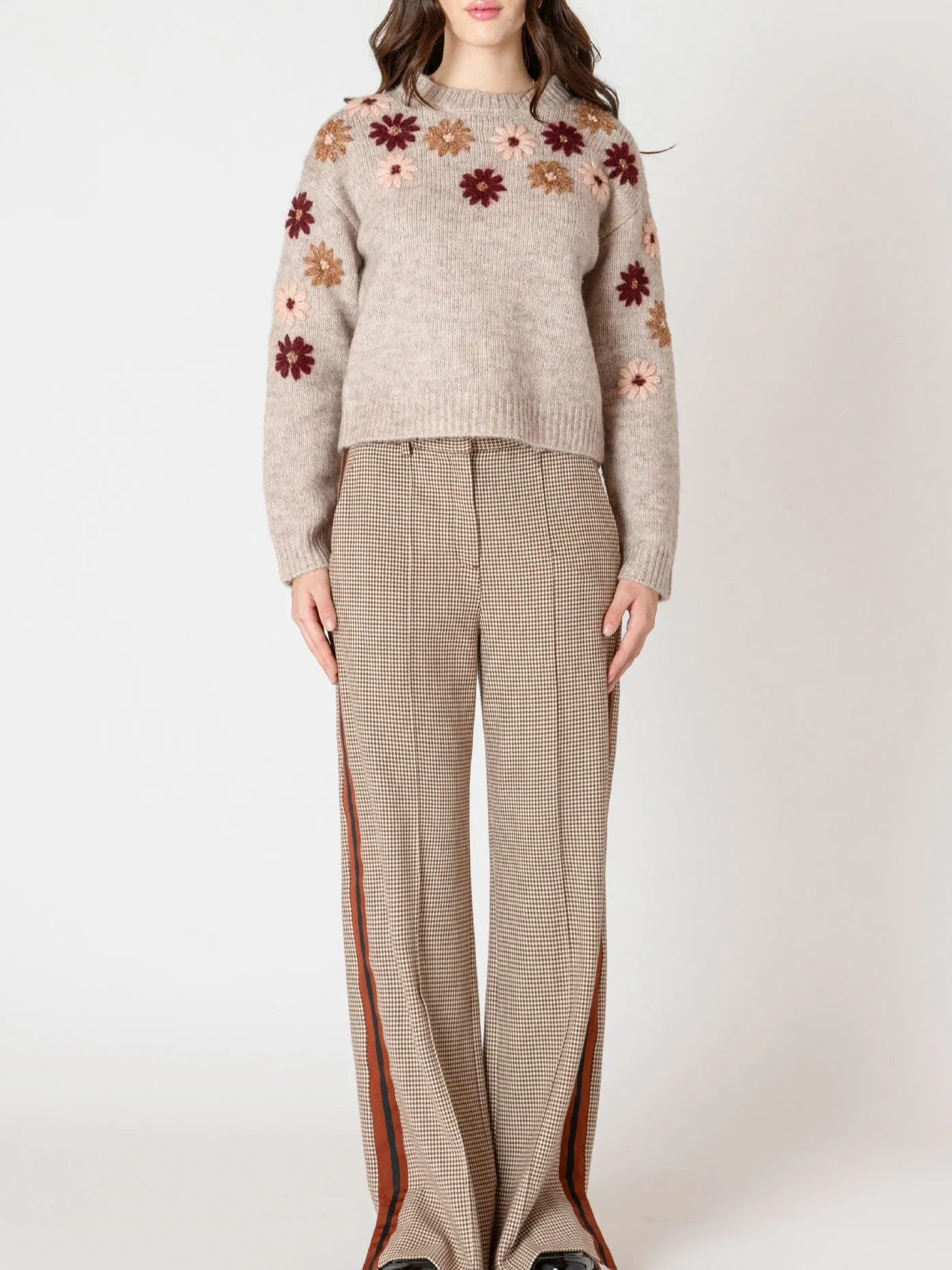 BLACK TAPE Floral Embroidered Sweater sold by 27 Boutique product image thumbnail 4