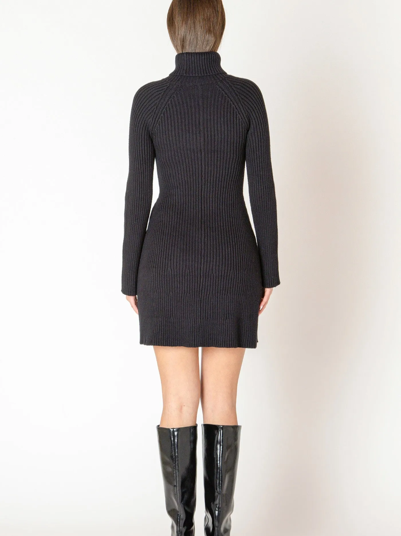BLACK TAPE Ribbed Turtleneck Sweater Dress sold by 27 Boutique product image thumbnail 5