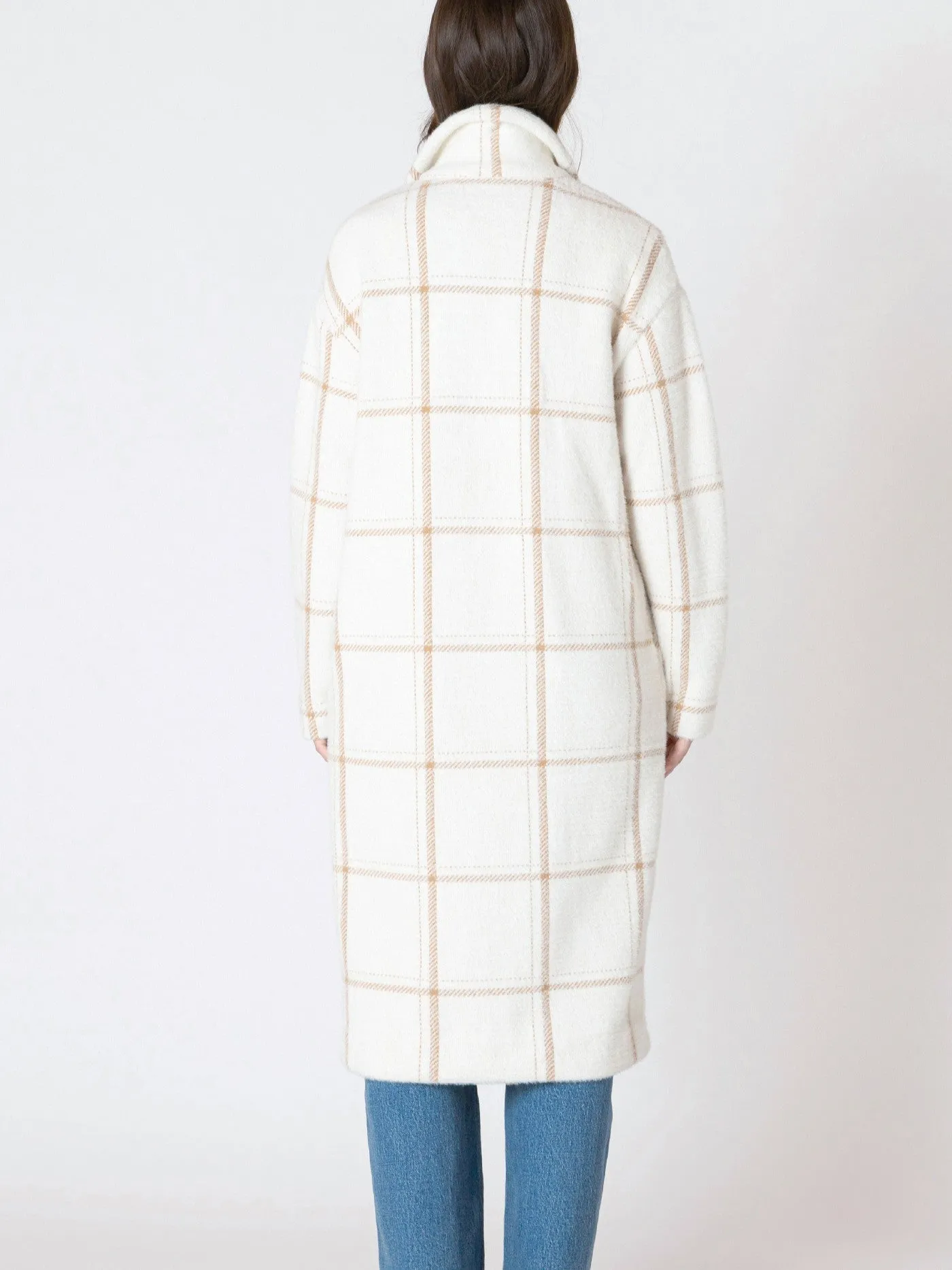 DEX Plaid Soft Long Coat sold by 27 Boutique product image thumbnail 4