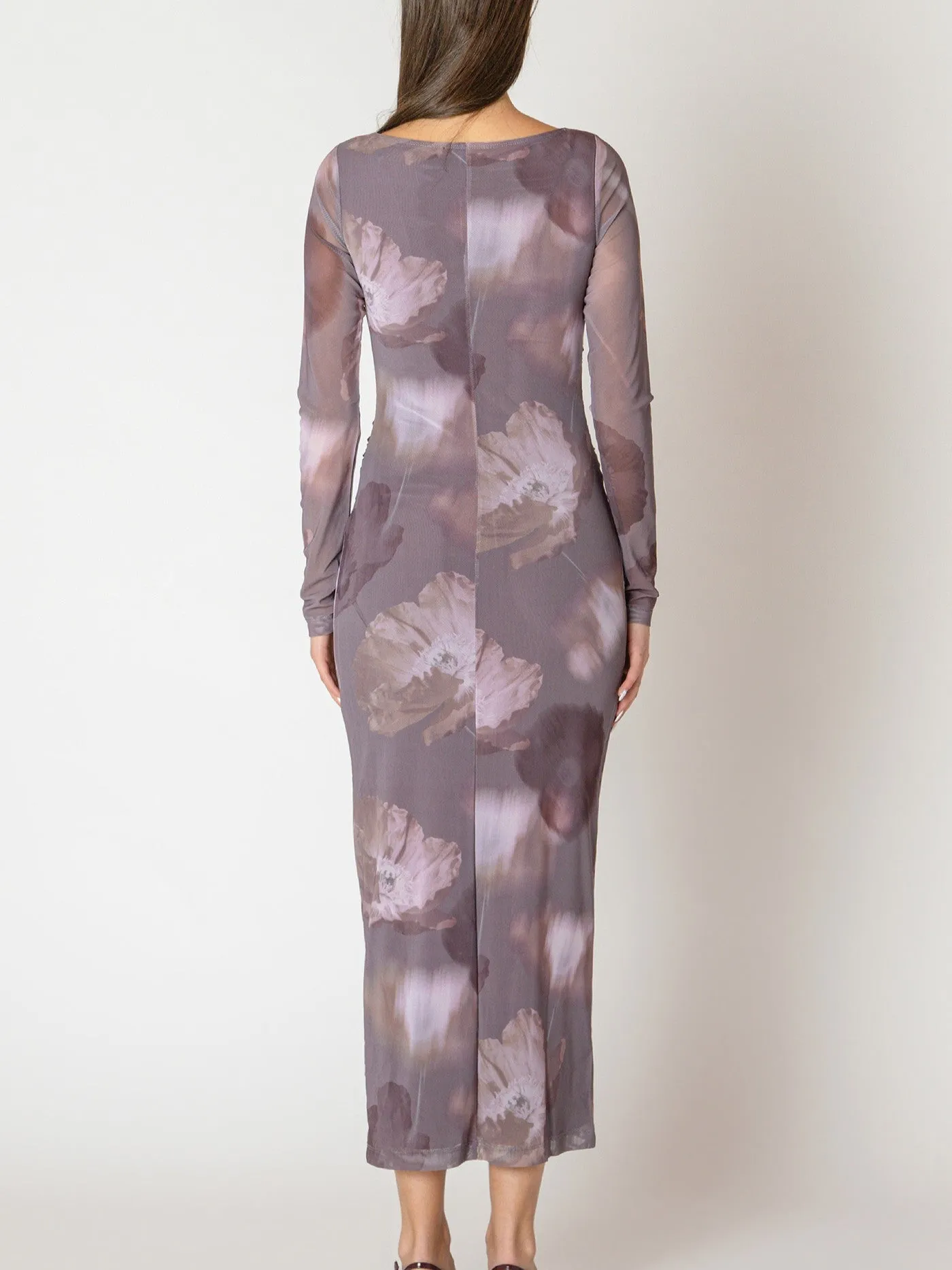 BLACK TAPE Printed Mesh Long Sleeve Maxi Dress sold by 27 Boutique product image thumbnail 2