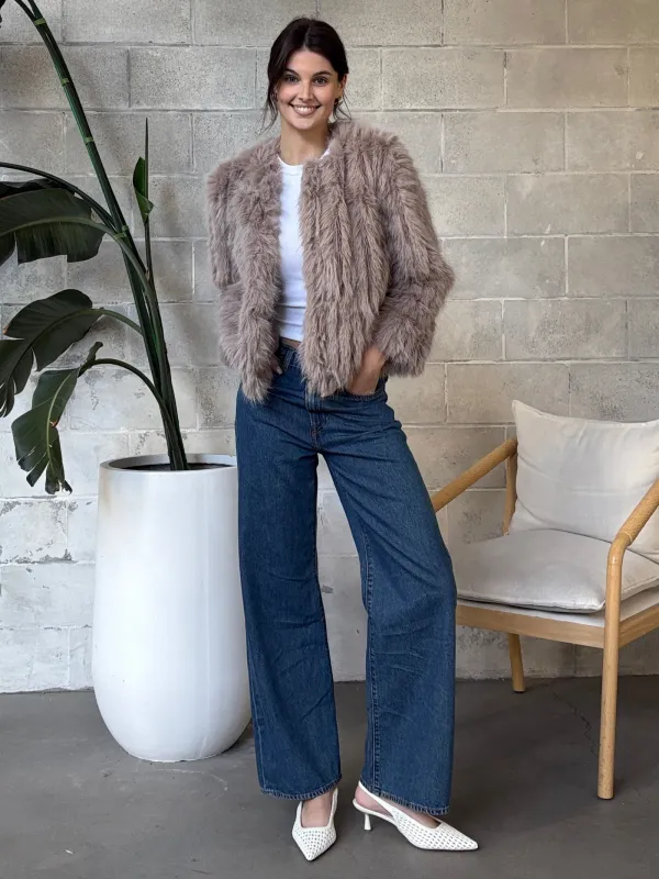 GENTLE FAWN Uma Faux Fur Jacket made by Gentle Fawn