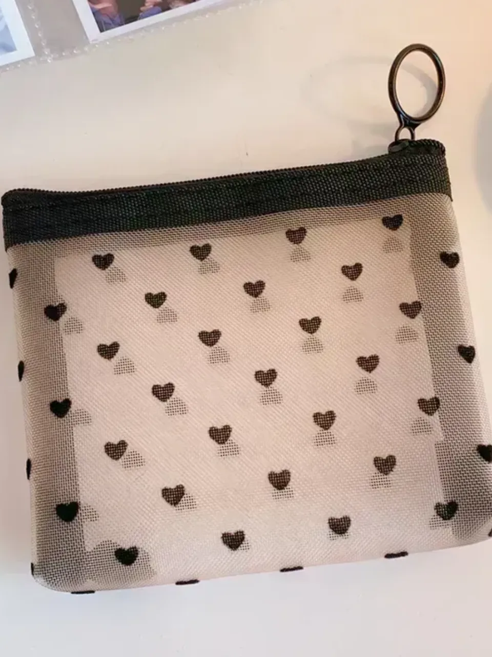 27 Mesh Heart Cosmetic Bag sold by 27 Boutique product image thumbnail 2