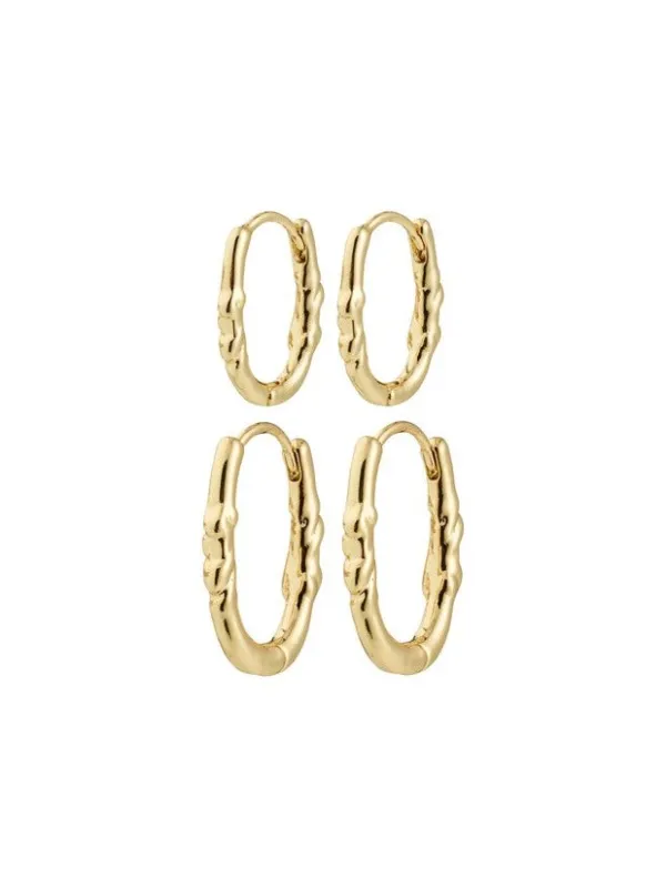 PILGRIM Sense 2-in-1 Hoop Earrings sold by 27 Boutique