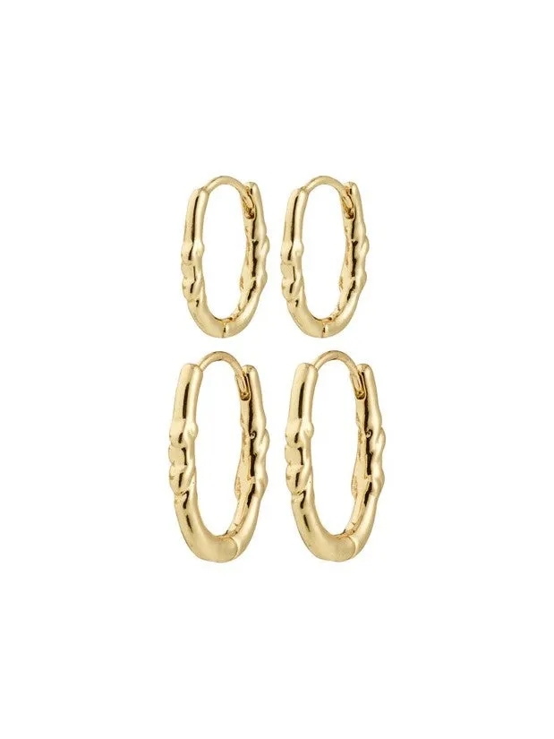 PILGRIM Sense 2-in-1 Hoop Earrings sold by 27 Boutique
