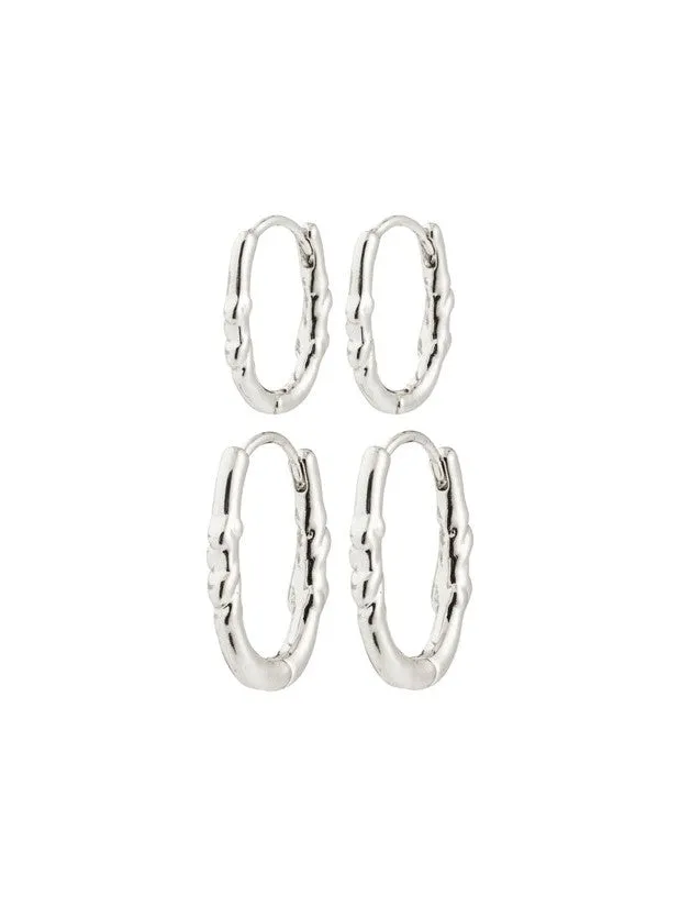 PILGRIM Sense 2-in-1 Hoop Earrings sold by 27 Boutique product image thumbnail 2