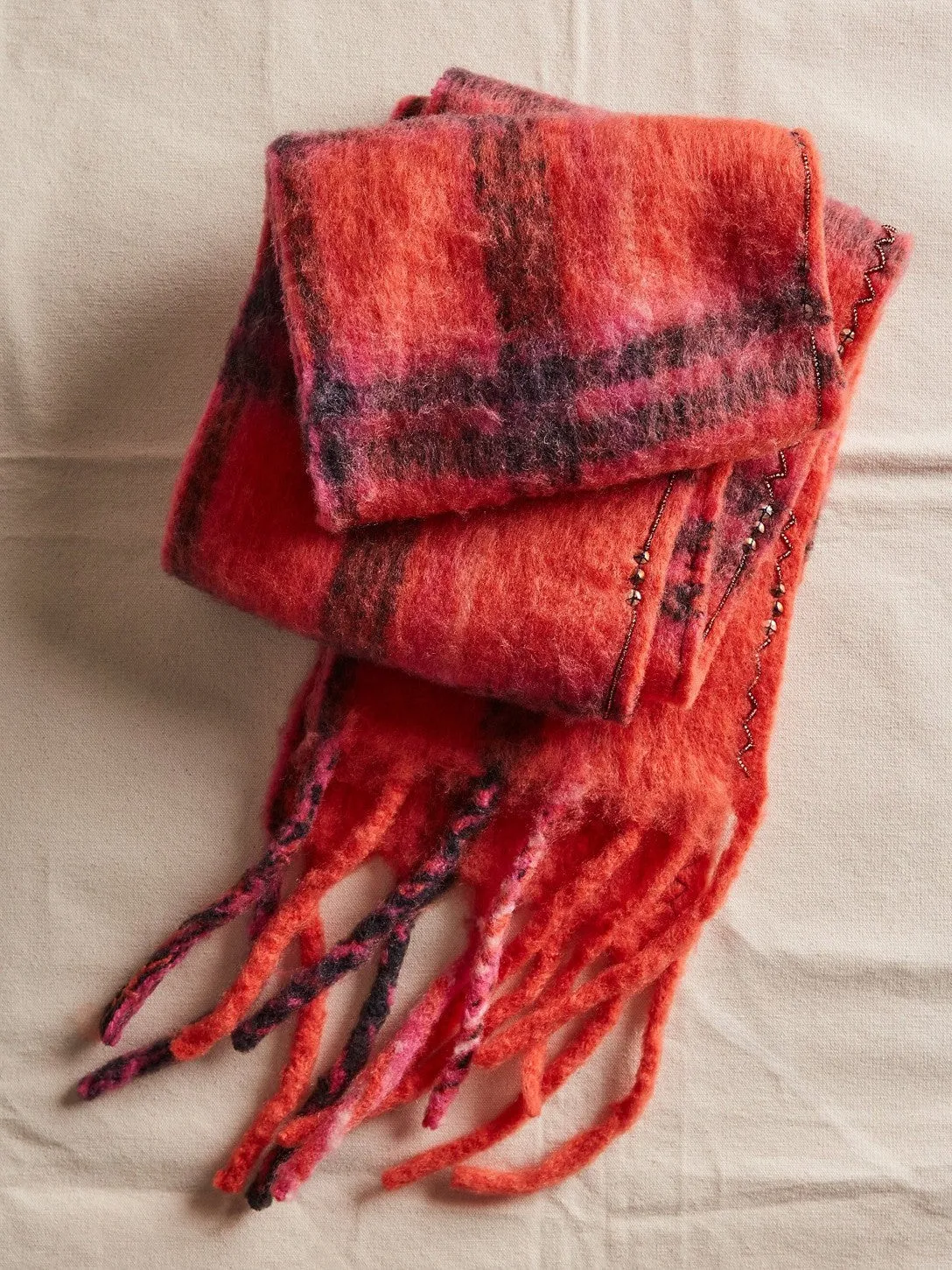 FREE PEOPLE Highland Plaid Skinny Scarf sold by 27 Boutique product image thumbnail 3