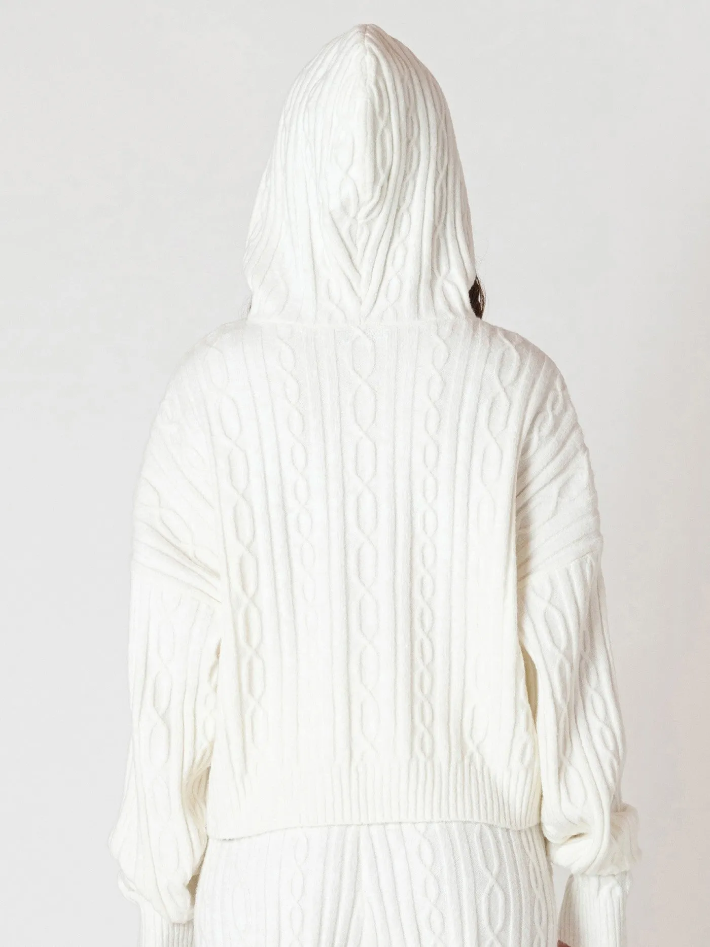 DEX Cable Knit Hooded Sweater and Jogger Set sold by 27 Boutique product image thumbnail 5