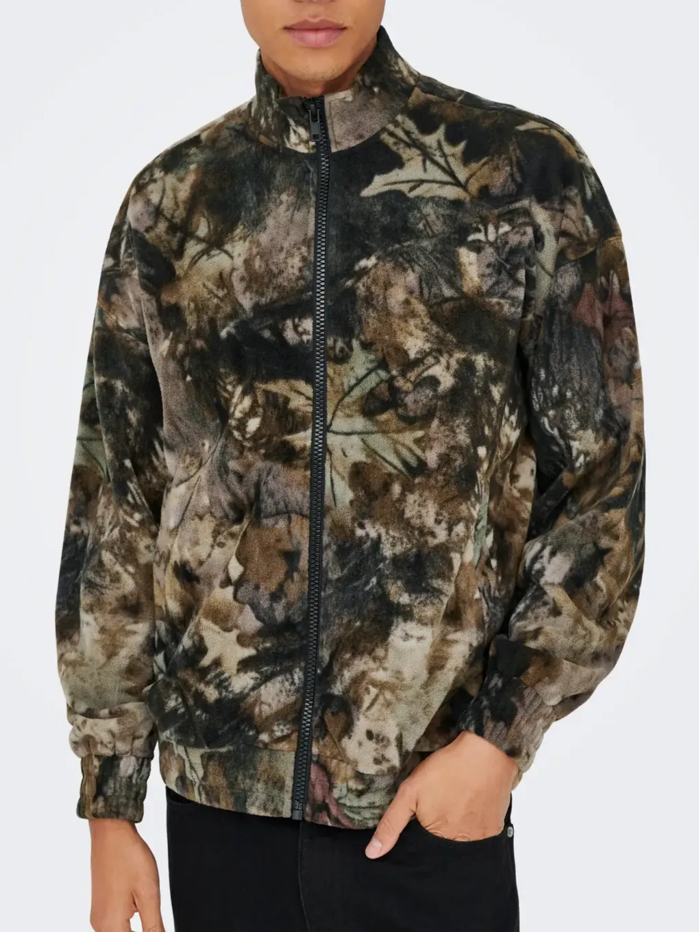 ONLY + SONS Billy Vintage Fleece Zip Up sold by 27 Boutique product image thumbnail 3