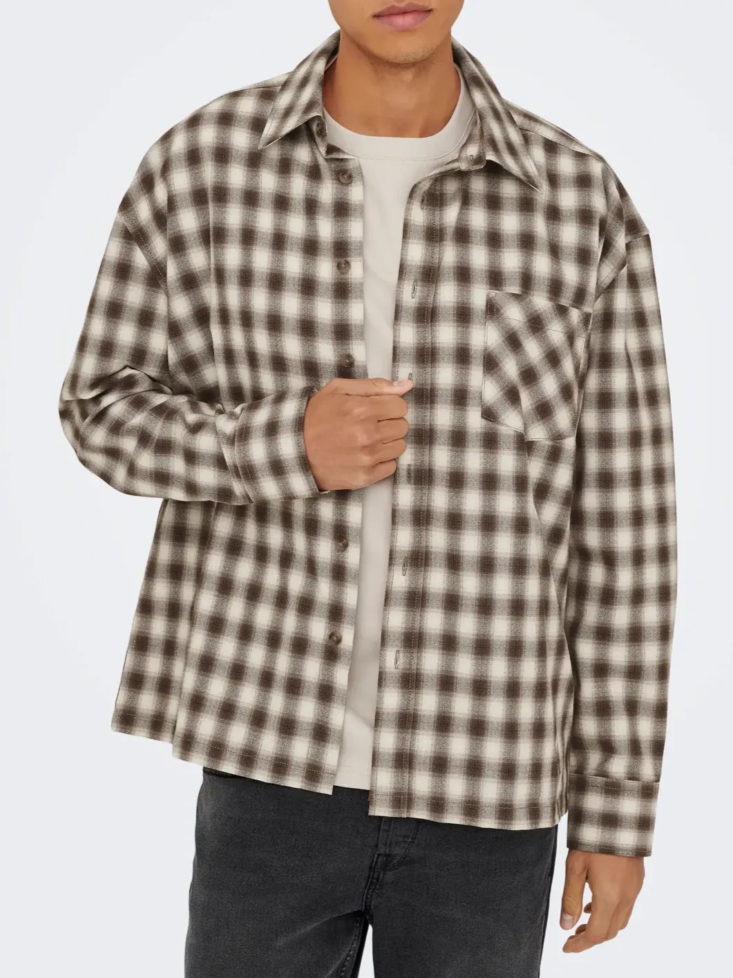 ONLY + SONS Elliot Button Up Long Sleeve sold by 27 Boutique product image thumbnail 3