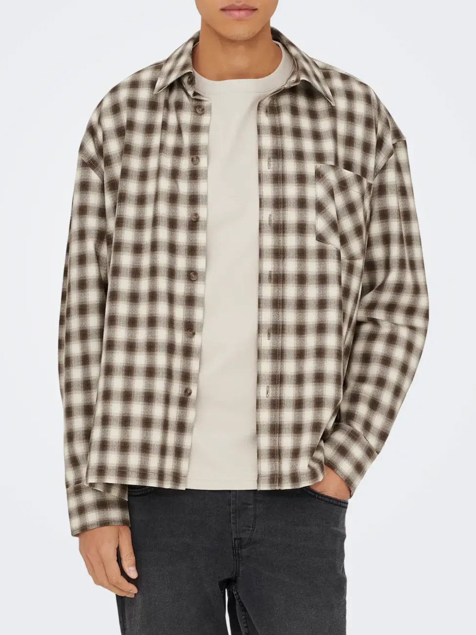 ONLY + SONS Elliot Button Up Long Sleeve sold by 27 Boutique product image thumbnail 4