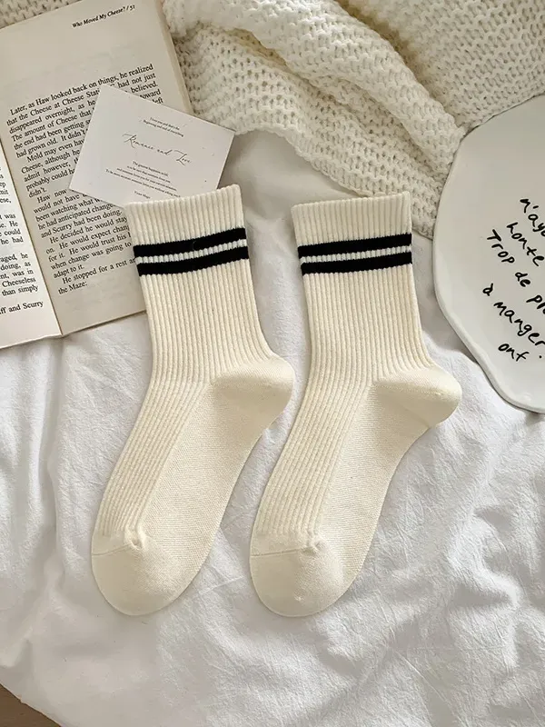 27 Ribbed Stripe Ankle Socks sold by 27 Boutique