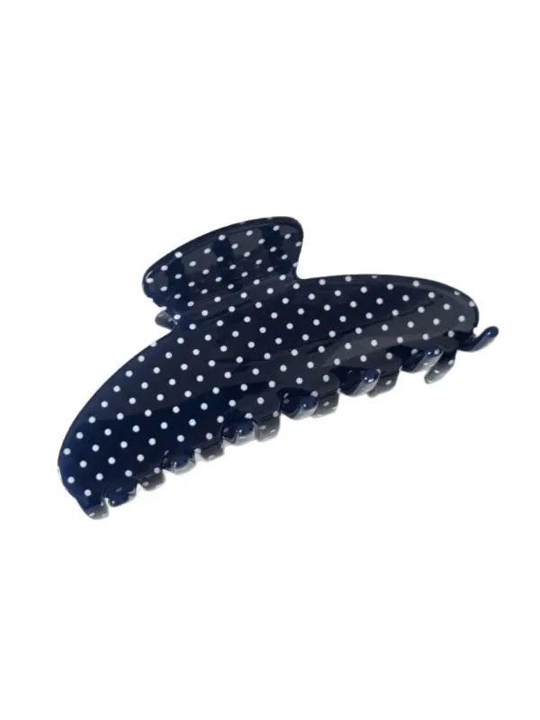 27 Polka Dot Print Claw Clip sold by 27 Boutique
