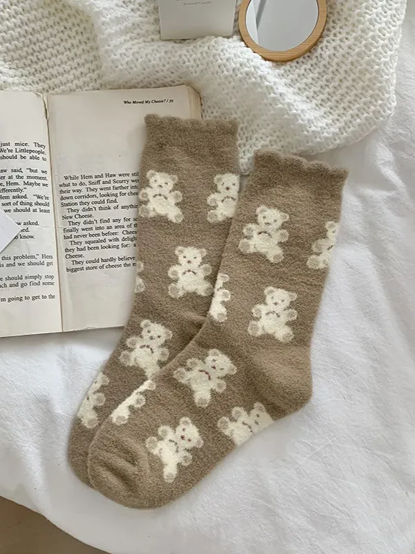 27 Cozy Teddy Bear Crew Socks sold by 27 Boutique product image thumbnail 2
