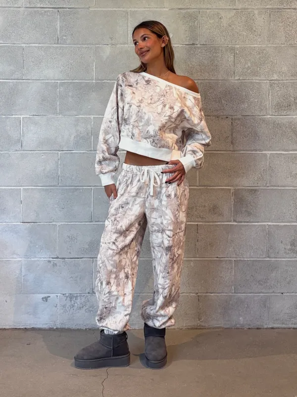 27 Avery Camo Fleece Off-Shoulder Sweatshirt sold by 27 Boutique