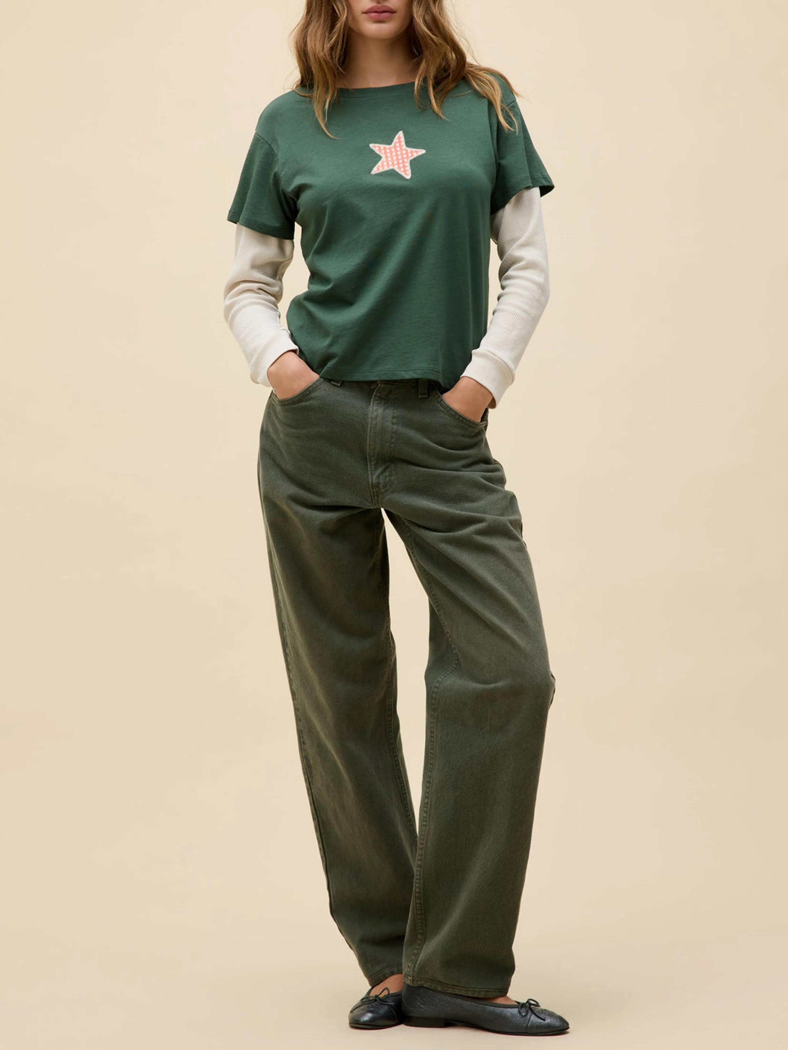 DAYDREAMER Applique Star Solo Twofer Long Sleeve sold by 27 Boutique product image thumbnail 5