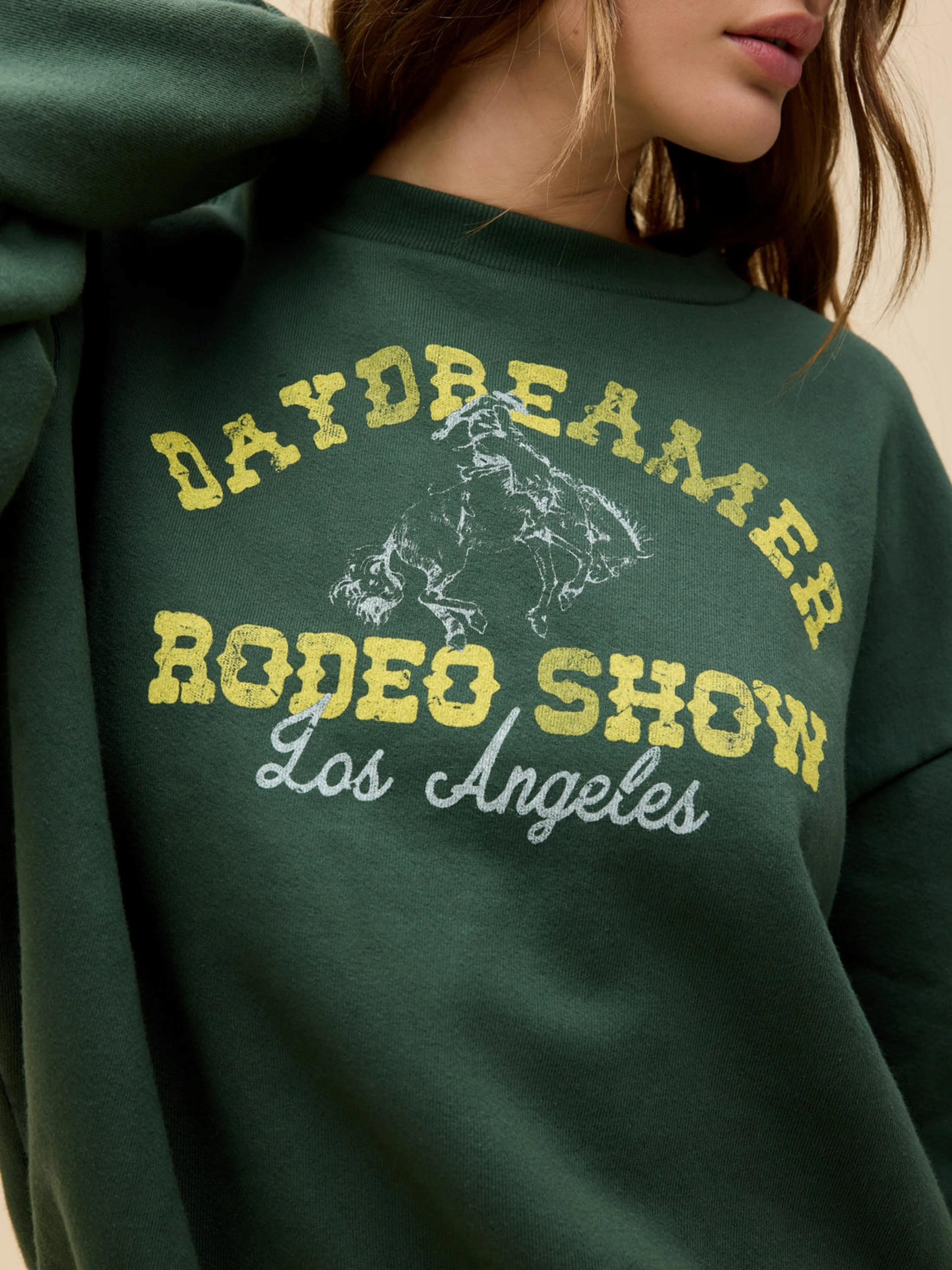 DAYDREAMER Rodeo Show Oversized Crewneck Sweatshirt sold by 27 Boutique product image thumbnail 4
