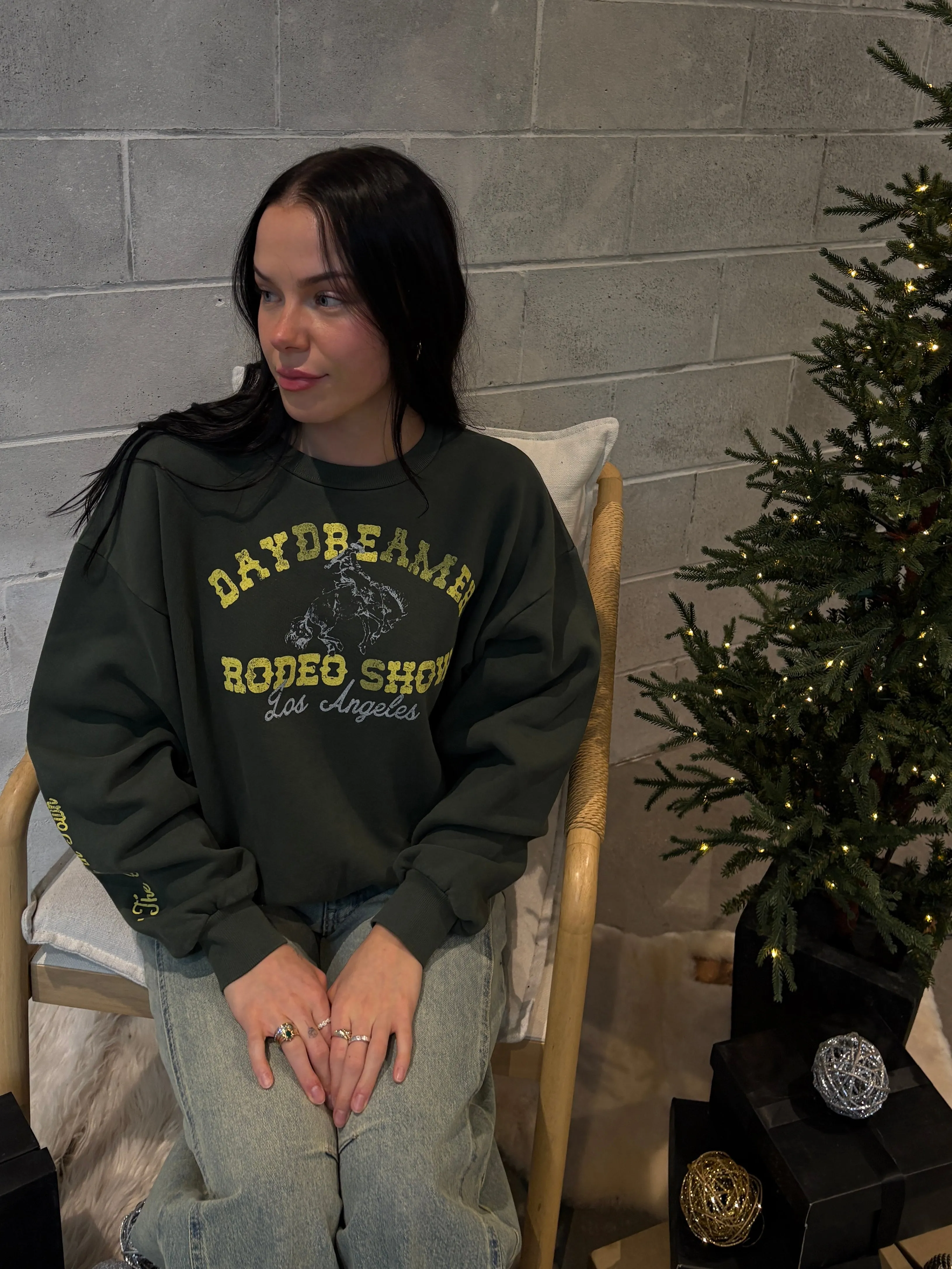 DAYDREAMER Rodeo Show Oversized Crewneck Sweatshirt sold by 27 Boutique product image thumbnail 2