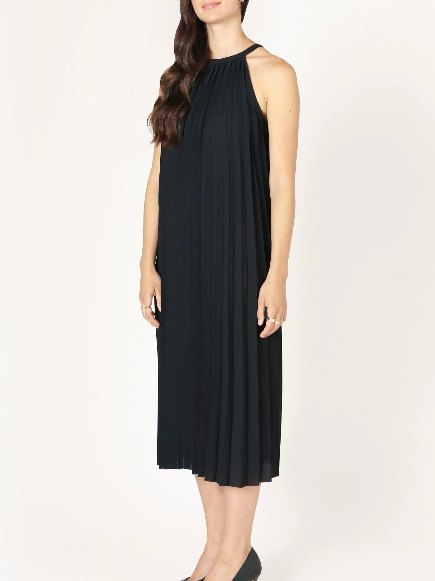DEX Pleated Halter Midi Dress sold by 27 Boutique product image thumbnail 5