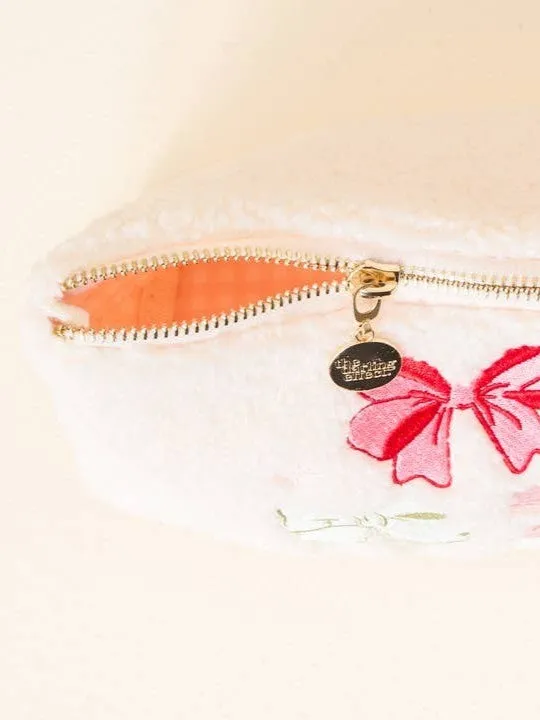 THE DARLING EFFECT Sparkling Bow Teddy Makeup Pouch sold by 27 Boutique product image thumbnail 2