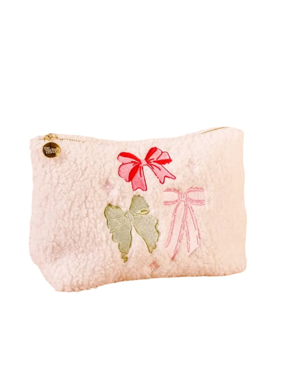 THE DARLING EFFECT Sparkling Bow Teddy Makeup Pouch sold by 27 Boutique
