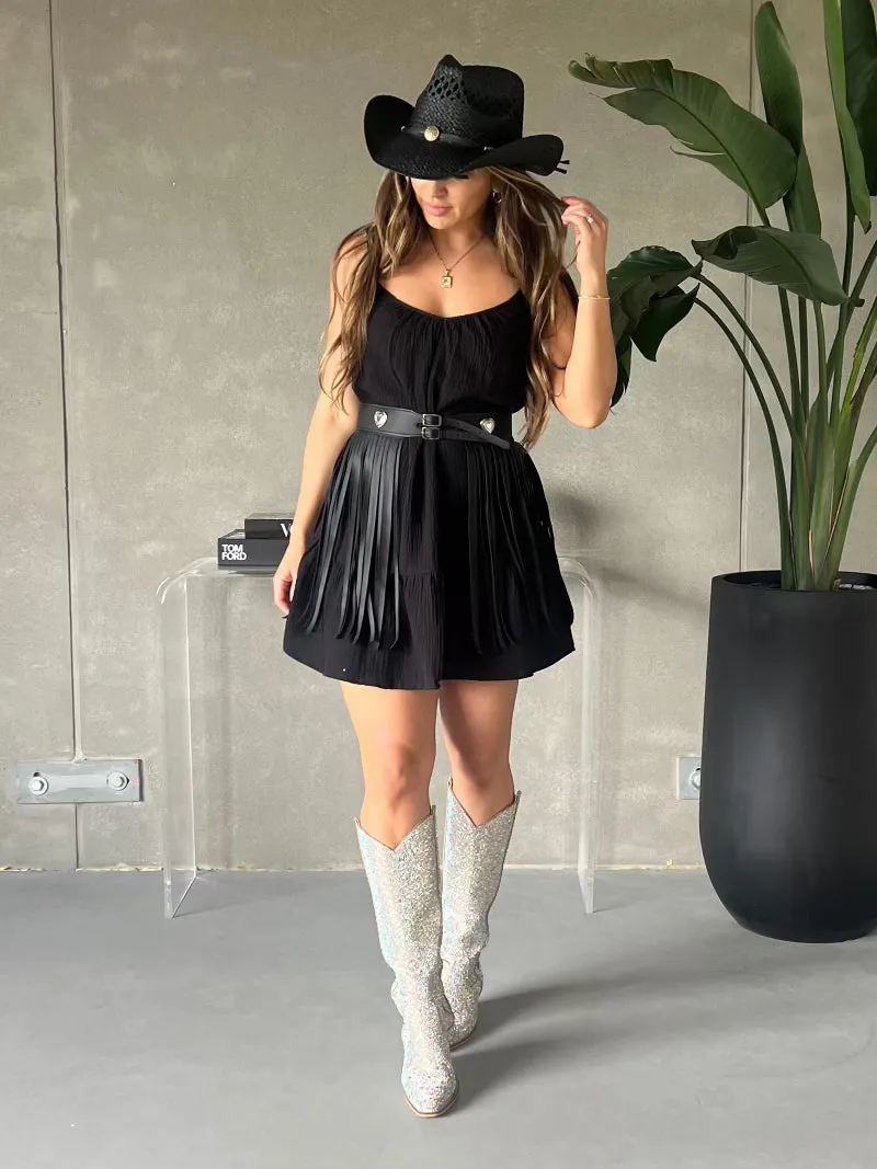 27 Heart Double Buckle Fringe Belt sold by 27 Boutique product image thumbnail 3