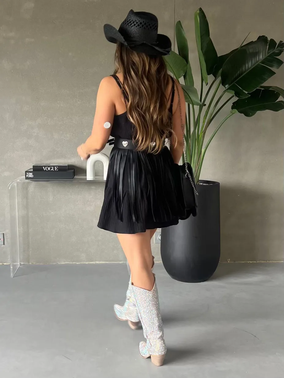 27 Heart Double Buckle Fringe Belt sold by 27 Boutique product image thumbnail 4