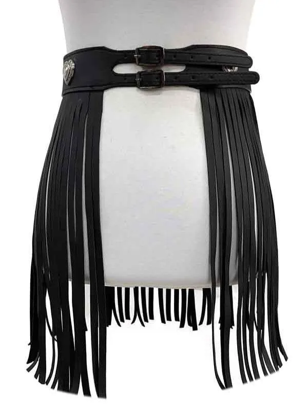 27 Heart Double Buckle Fringe Belt sold by 27 Boutique product image thumbnail 5