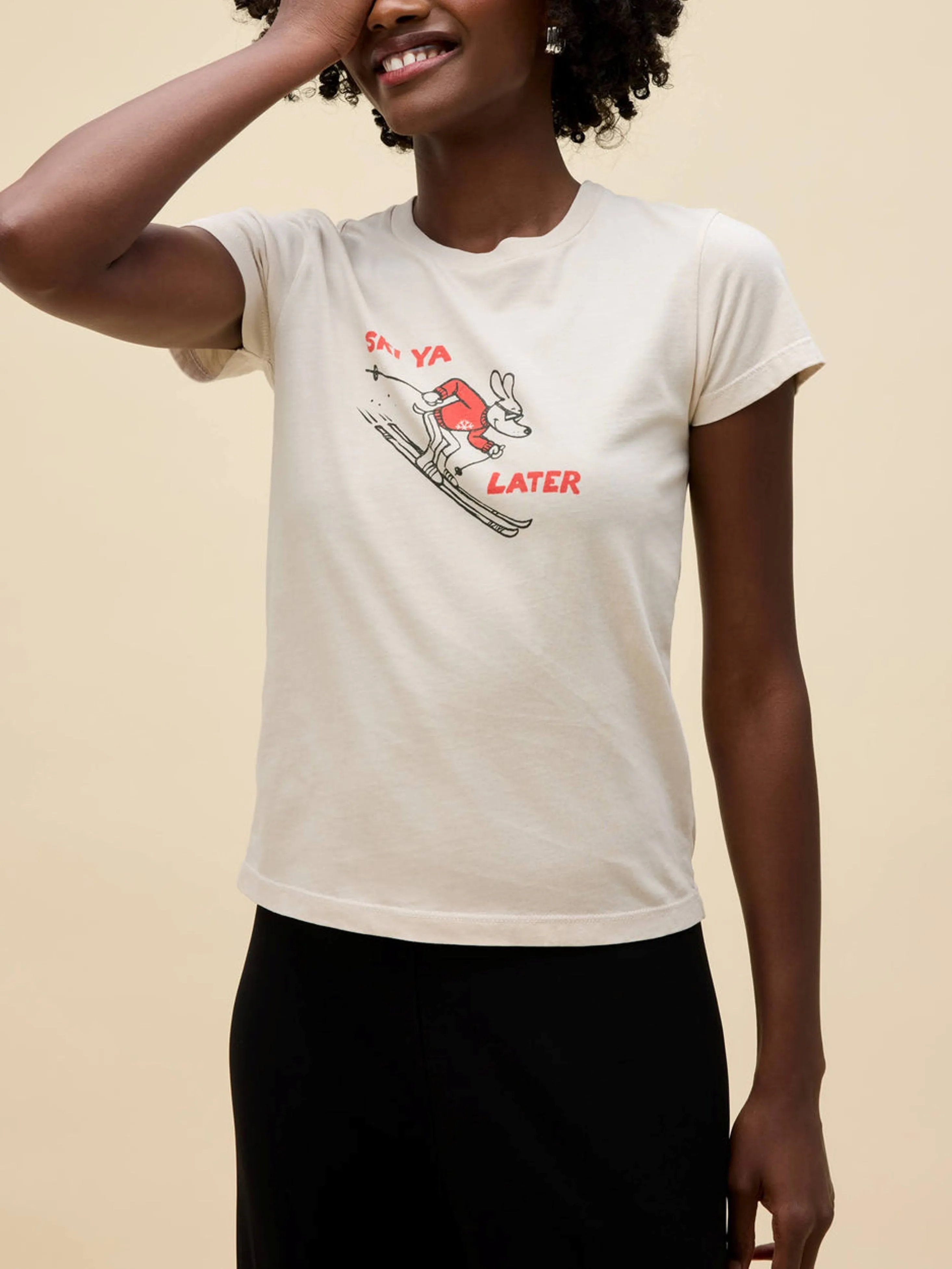 DAYDREAMER Ski Ya Later Headliner Tee sold by 27 Boutique product image thumbnail 3