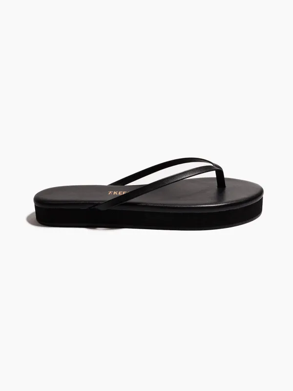 TKEES Lily Platform Leather Flip Flop Sandal sold by 27 Boutique