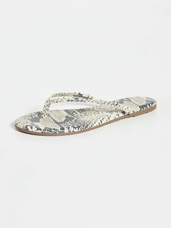 TKEES Studio Exotic Leather Flip Flop Sandal sold by 27 Boutique