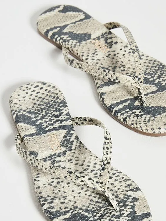 TKEES Studio Exotic Leather Flip Flop Sandal sold by 27 Boutique product image thumbnail 3