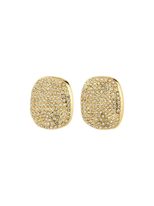 PILGRIM Ember Crystal Stud Earrings sold by 27 Boutique