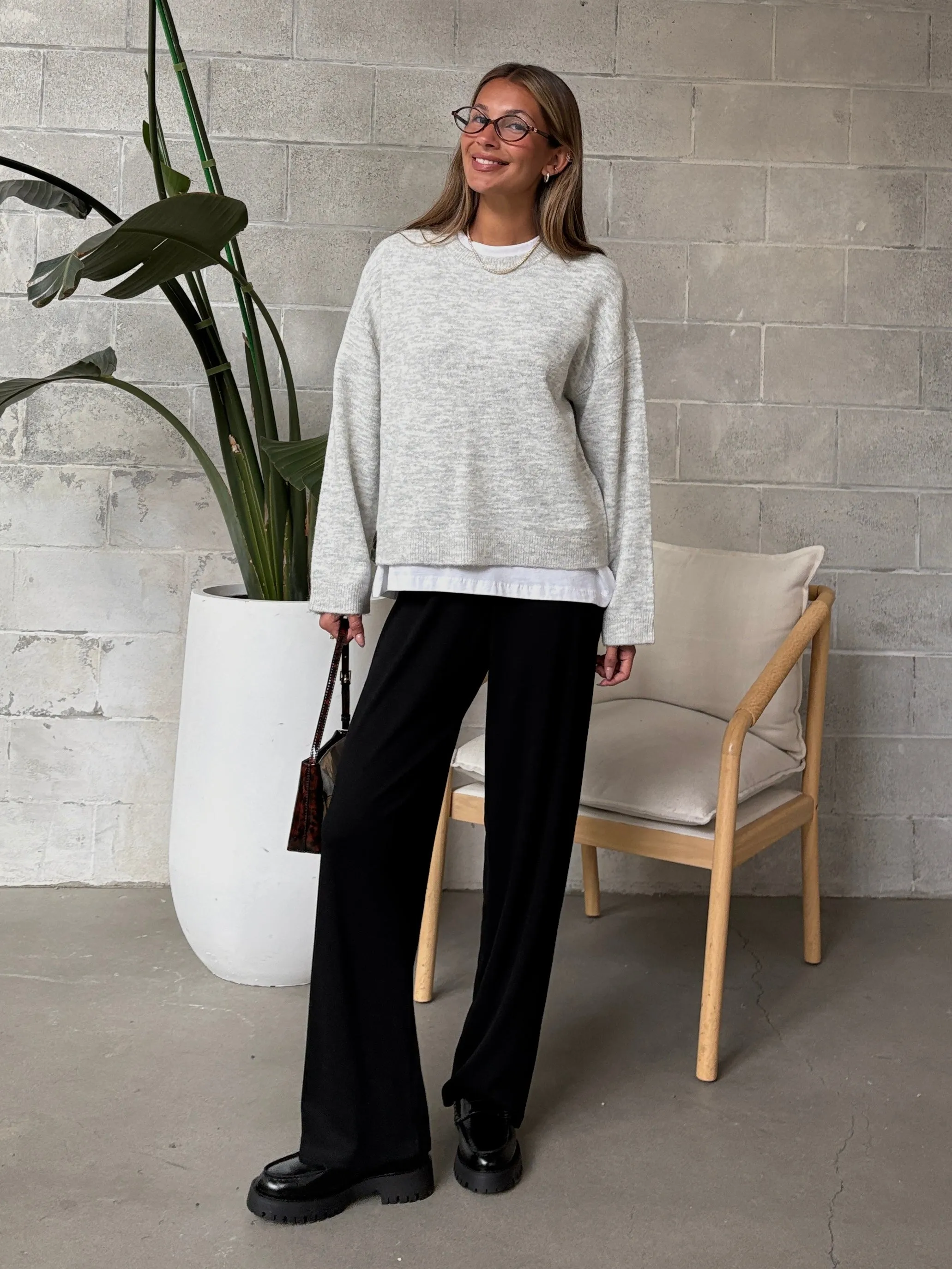 ONLY Simone Crewneck Pullover Knit Sweater sold by 27 Boutique