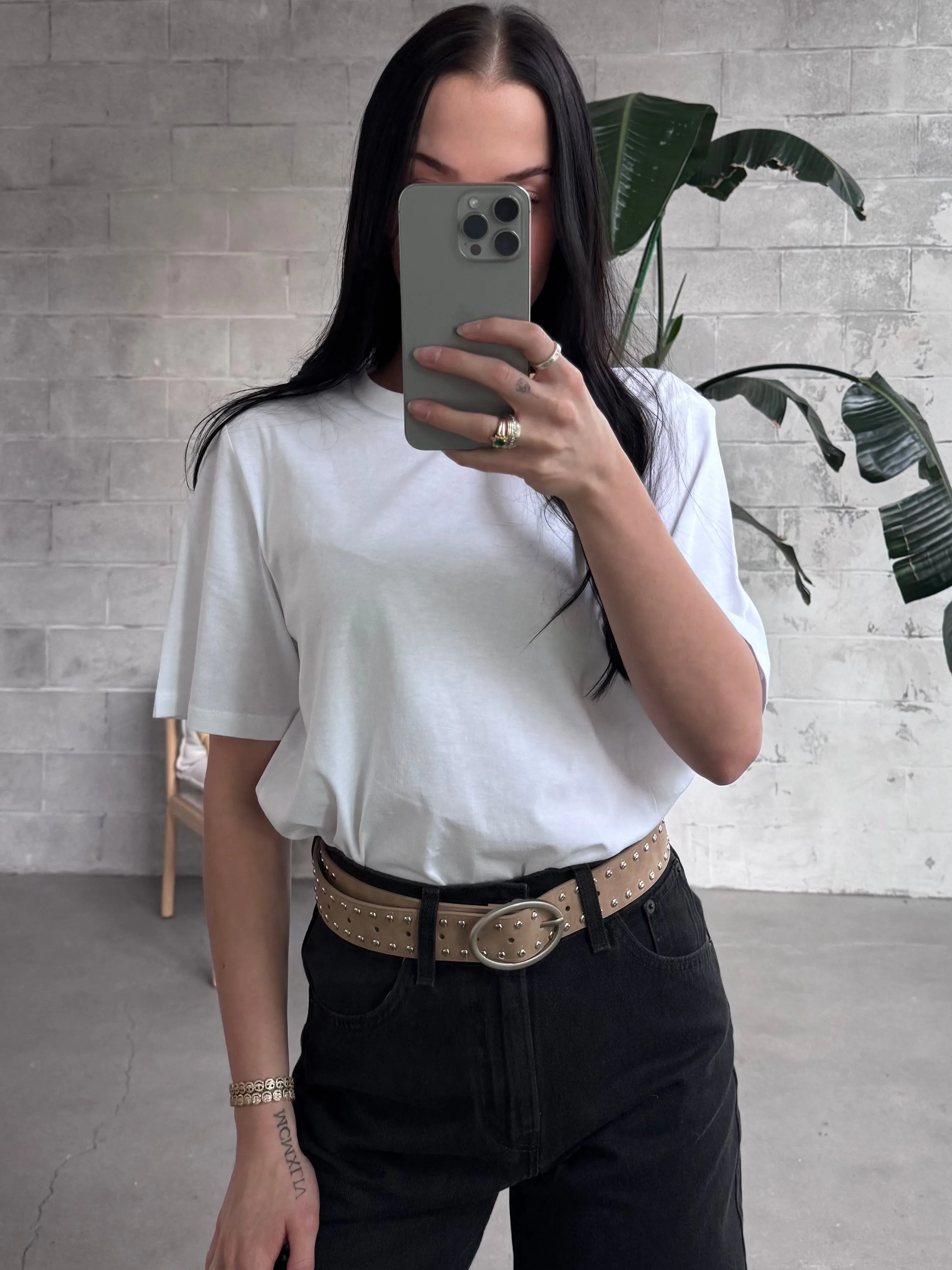 27 Oval Buckle Studded Belt sold by 27 Boutique product image thumbnail 3