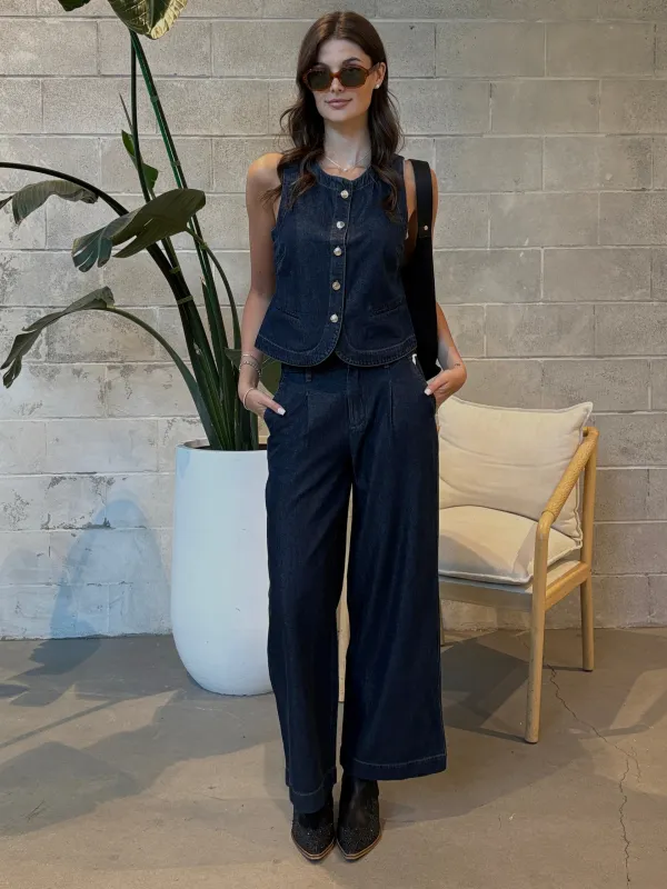 BLACK TAPE Pleated Denim Pant made by Dex